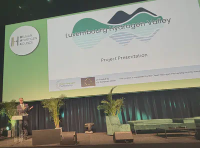 Bradley Ladewig at the Belgian Hydrogen Council