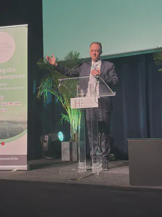 Bradley Ladewig at the Belgian Hydrogen Council