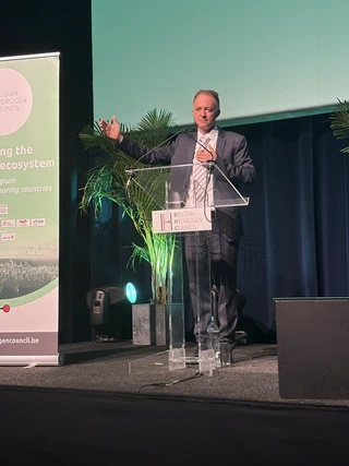 Bradley Ladewig at the Belgian Hydrogen Council