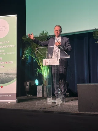 Bradley Ladewig at the Belgian Hydrogen Council