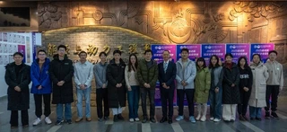 Bradley Ladewig in Tsinghua University with Professor Hui Zhou.