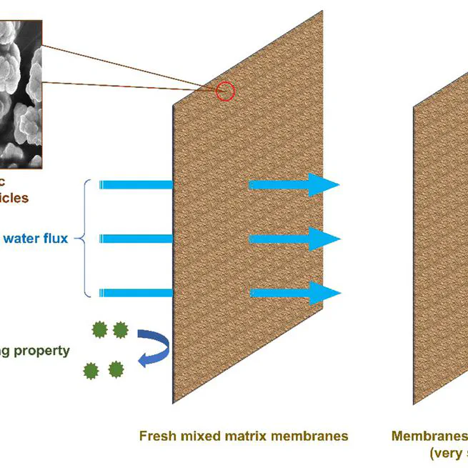 Long-term stable metal organic framework (MOF) based mixed matrix membranes for ultrafiltration