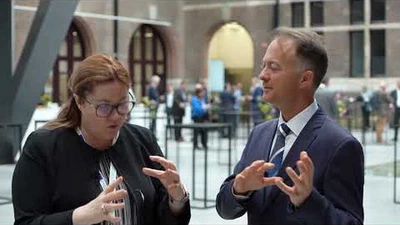 Interview with Mirela Atanasiu, Clean Hydrogen Partnership, at H2 Valleys Days in Antwerp, May 2026. featured image